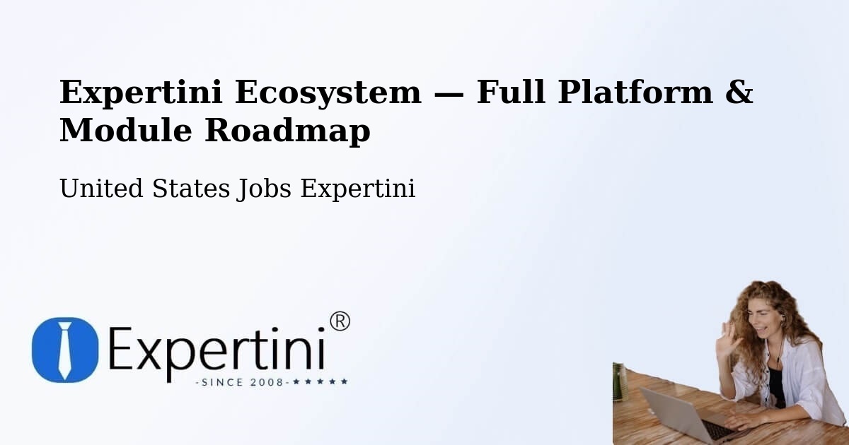 Expertini Ecosystem — Full Platform & Module Roadmap – Kohler